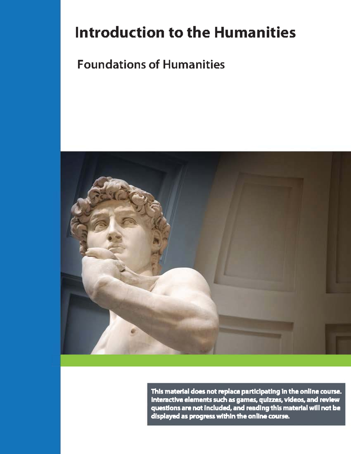Module 1: Key Concepts and Learning Outcomes in Humanities - Studocu