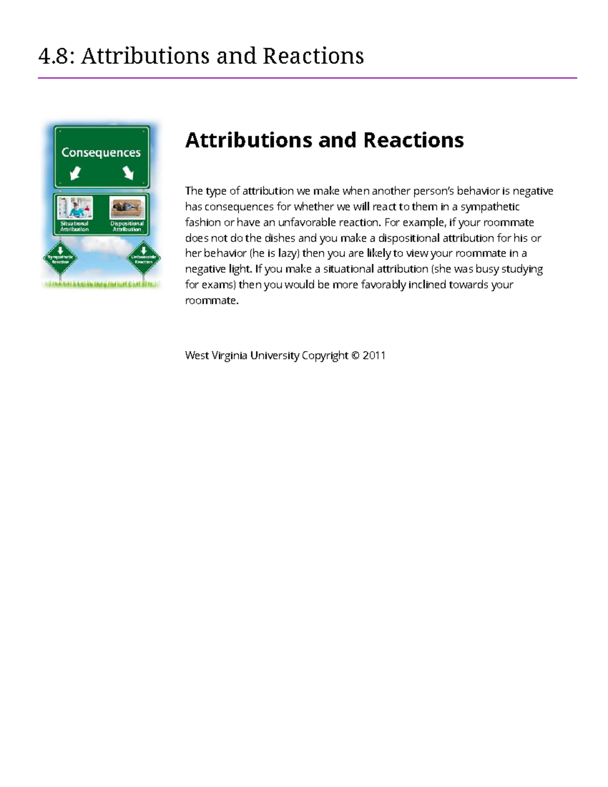 Attributions and Reactions: Understanding Behavioral Judgments in ...