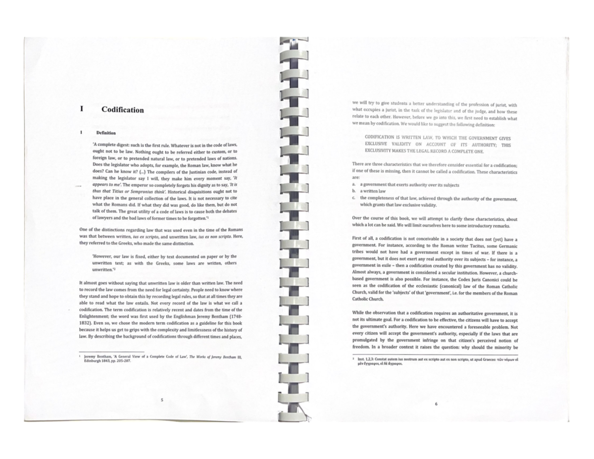 Legal History Reader: Understanding Codification and Its Impacts ...