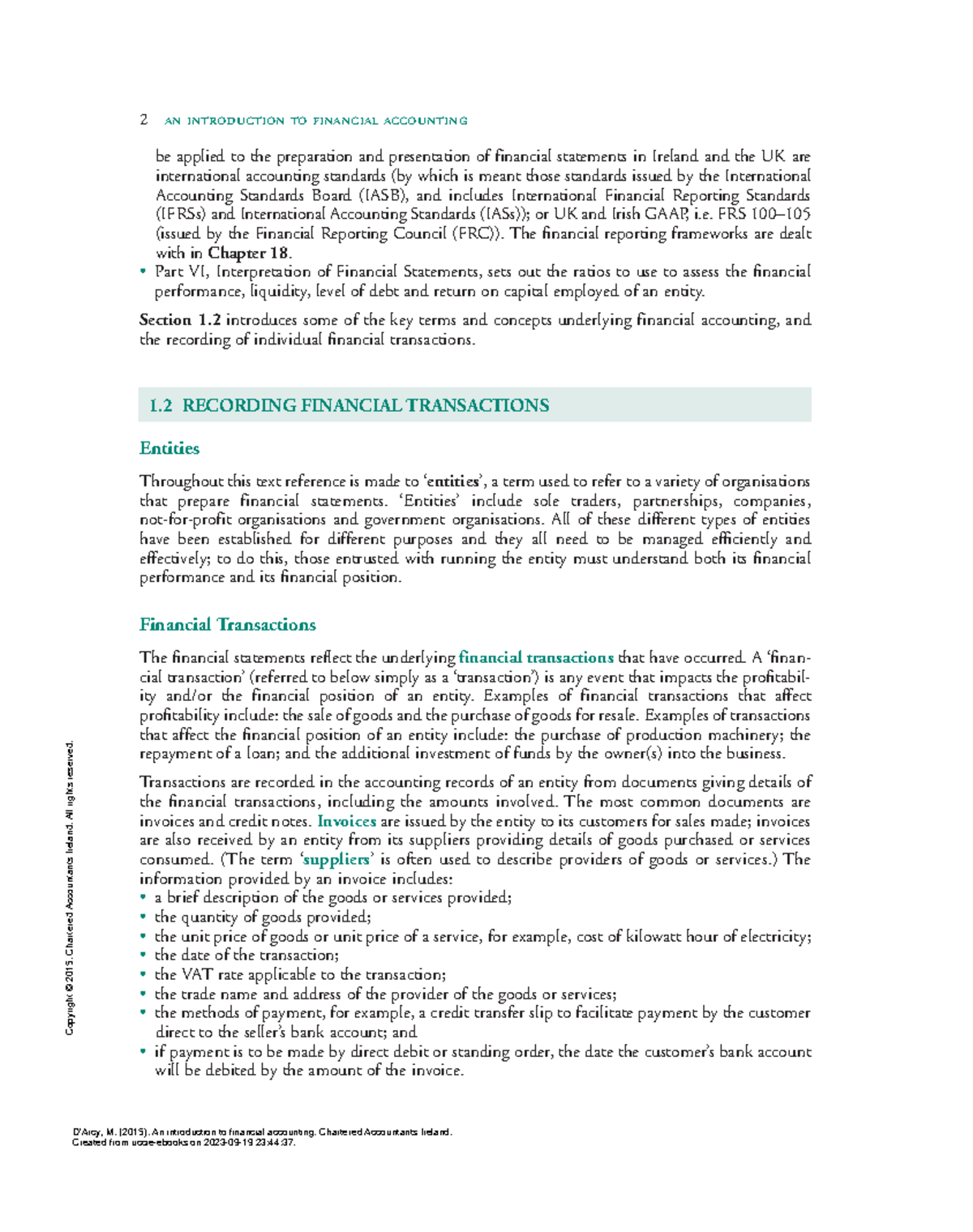 An Introduction to Financial Accounting - (Chapter 1 Financial ...