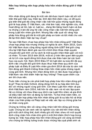 [Solved] vit tiu lun phn tch nh gi v quyn t do ngn lun theo Hin Php vit ...