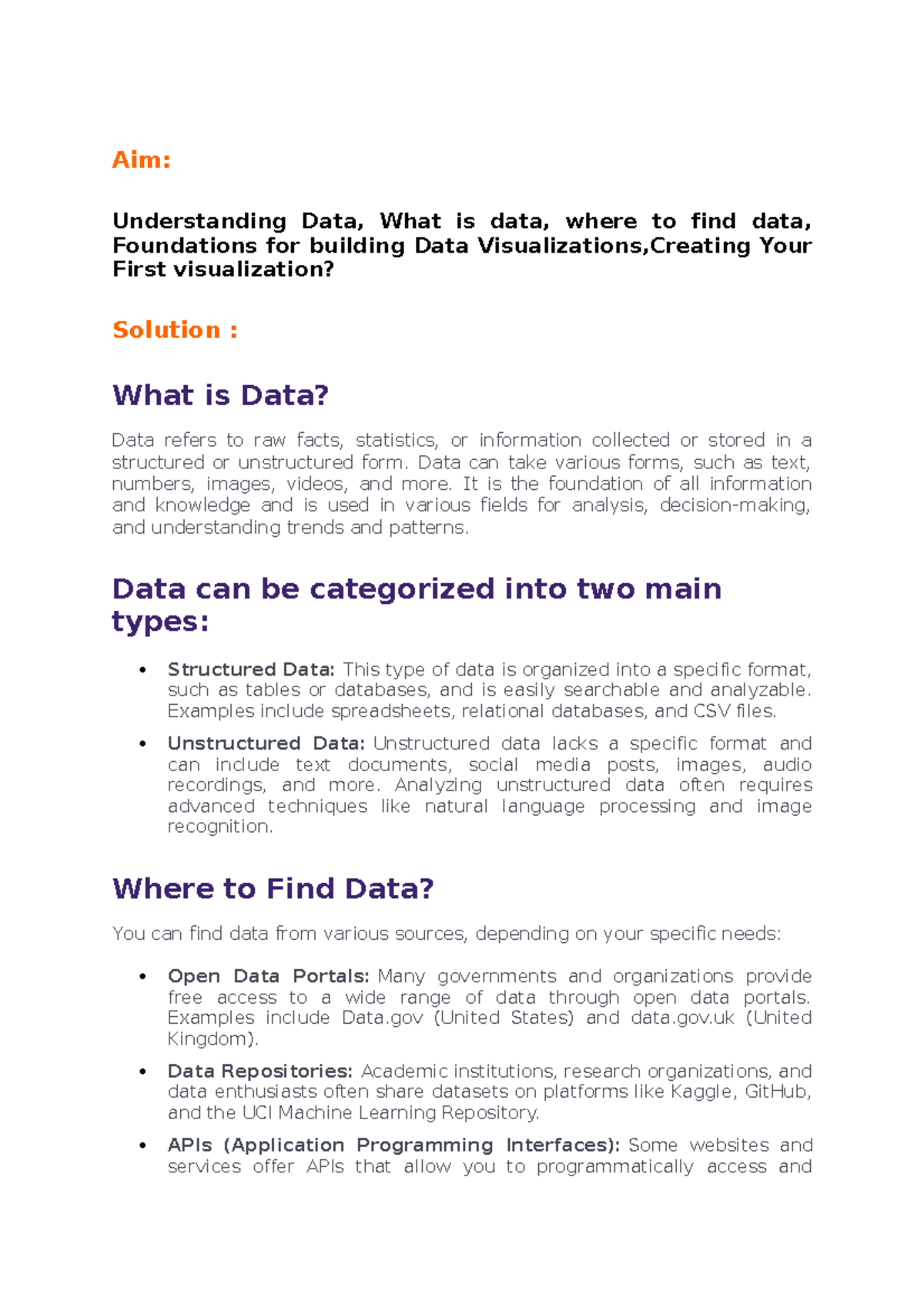 Tableau & Power BI Lab Experiment 1: Data Visualization Fundamentals ...