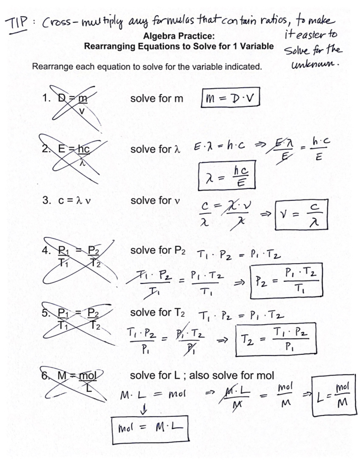 KEY Gases Practice Packet KAP 24-25 - CO and CO2 gases are added to ...