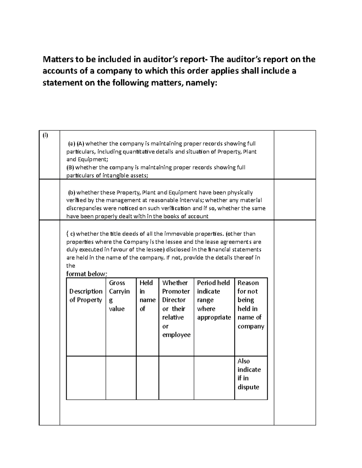 Download CARO 2020 Audit Report in Word Format - Auditing and Ethics ...