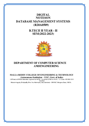 HMS. OT unit-5 - database management system - Studocu