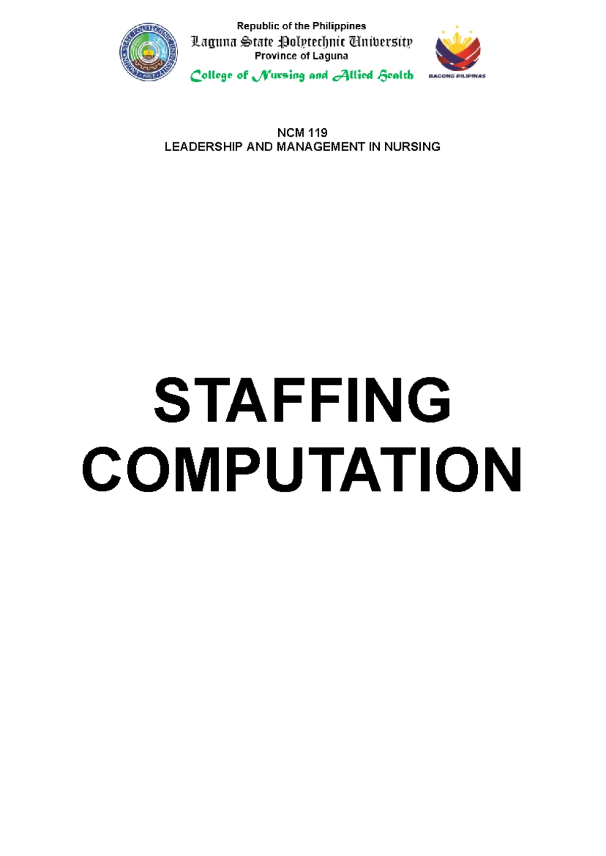 LAW - Summary nursing - RA 877 - the need for registration as nurse ...