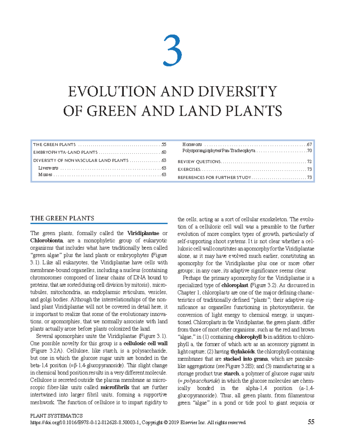 Evolution and Diversity of Green and Land Plants (BIO 101) - Studocu