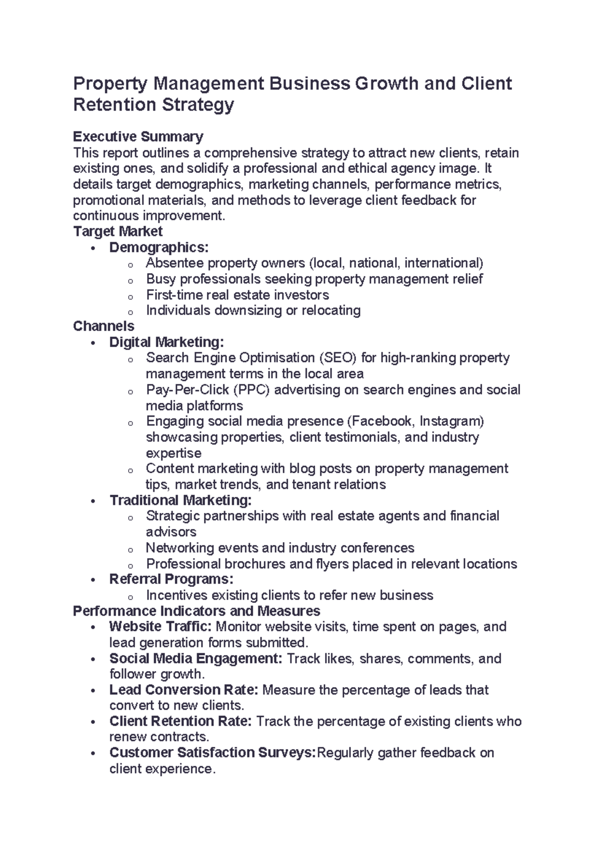 Document - Property Management Business Growth and Client Retention ...