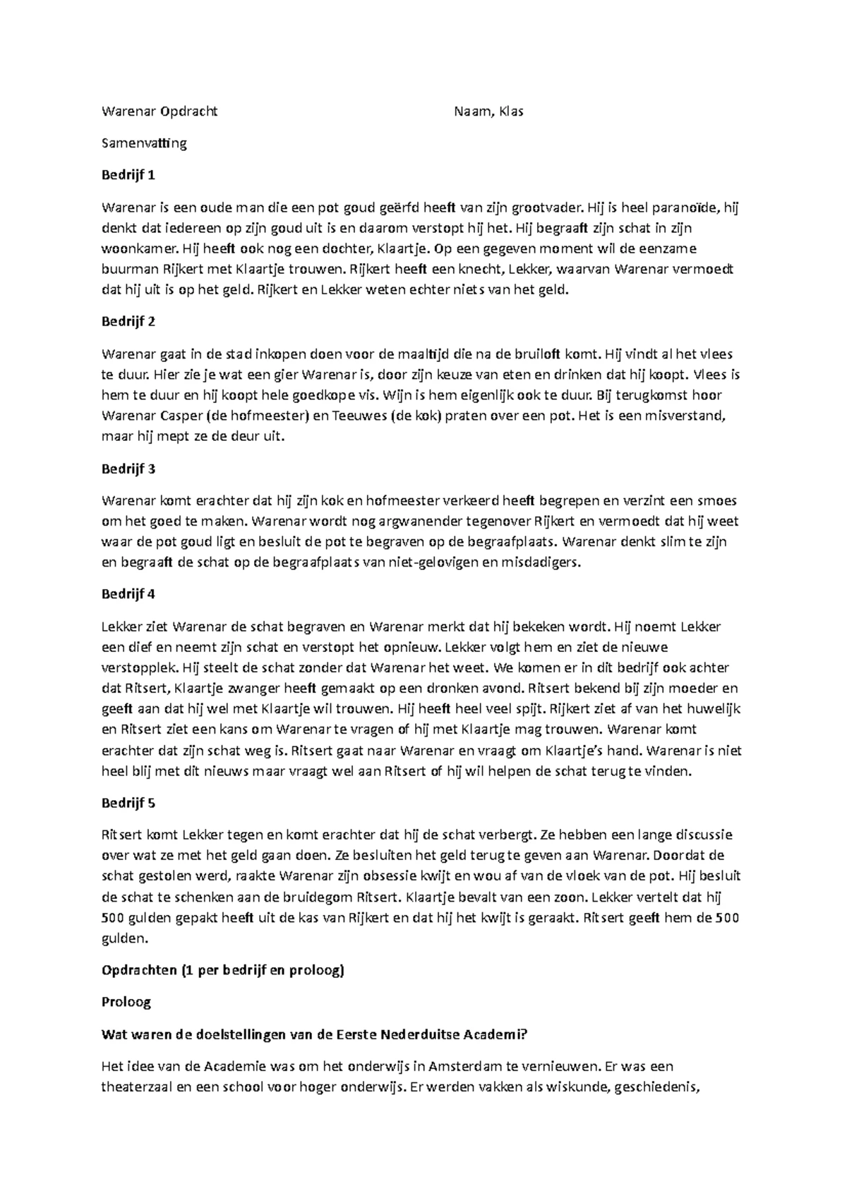Nederlands Boekverslag: Dagen Van Gras - Philip Huff (Klas 4vB ...