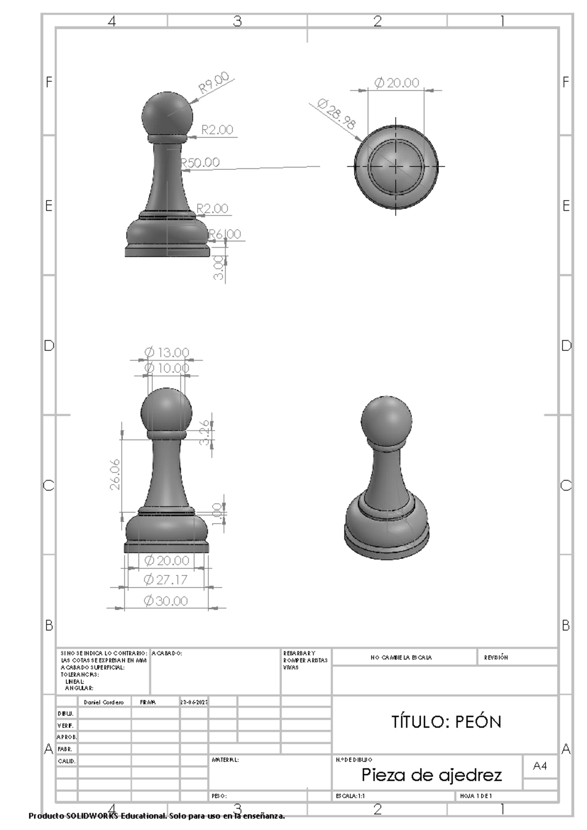 Dibujo de peon - Document Preview