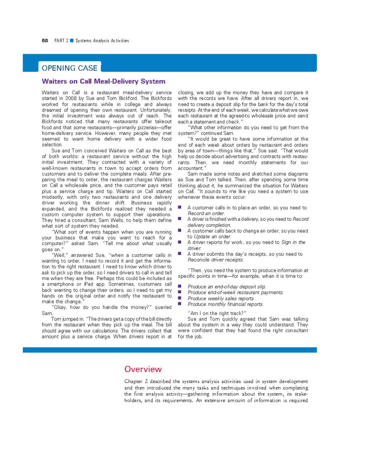 Systems Analysis Activities: Use Cases in Chap 3 - Notes & Key Concepts ...