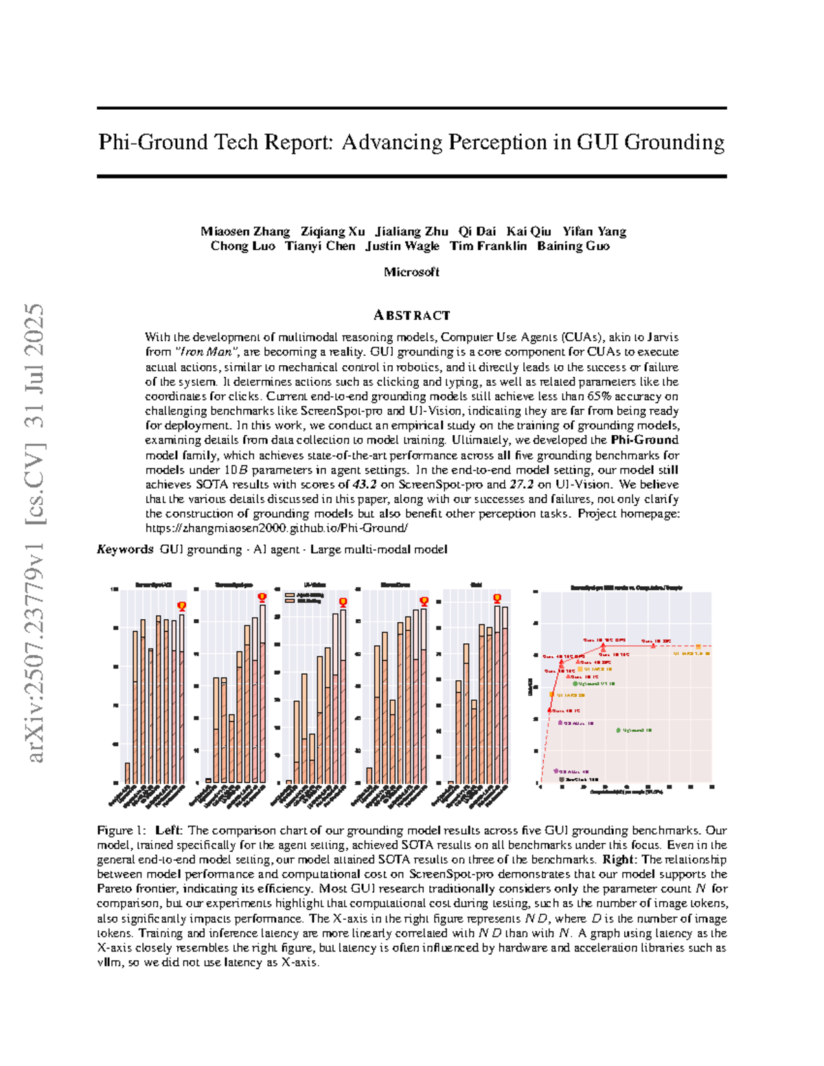 Tech Report: Enhancing GUI Grounding for Computer Use Agents (2507 ...