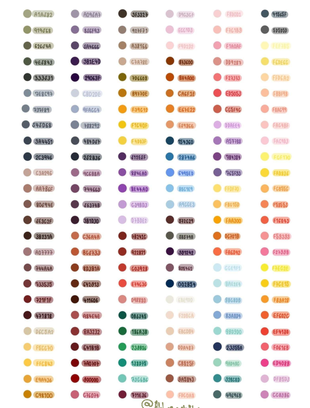 Color Palette Study for Course 41565F - Studocu