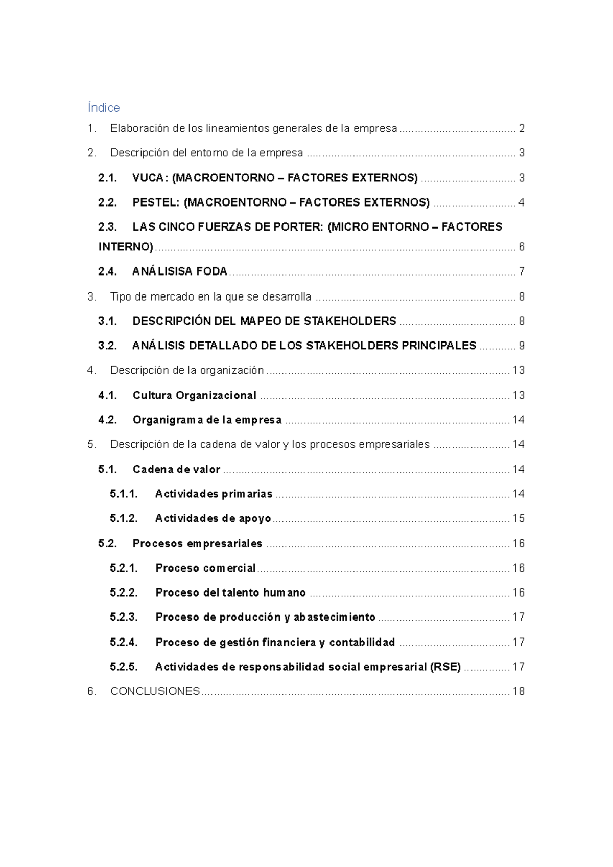 Trabajo Final de Gestión - Análisis Estratégico de Grupo ASIU - Studocu