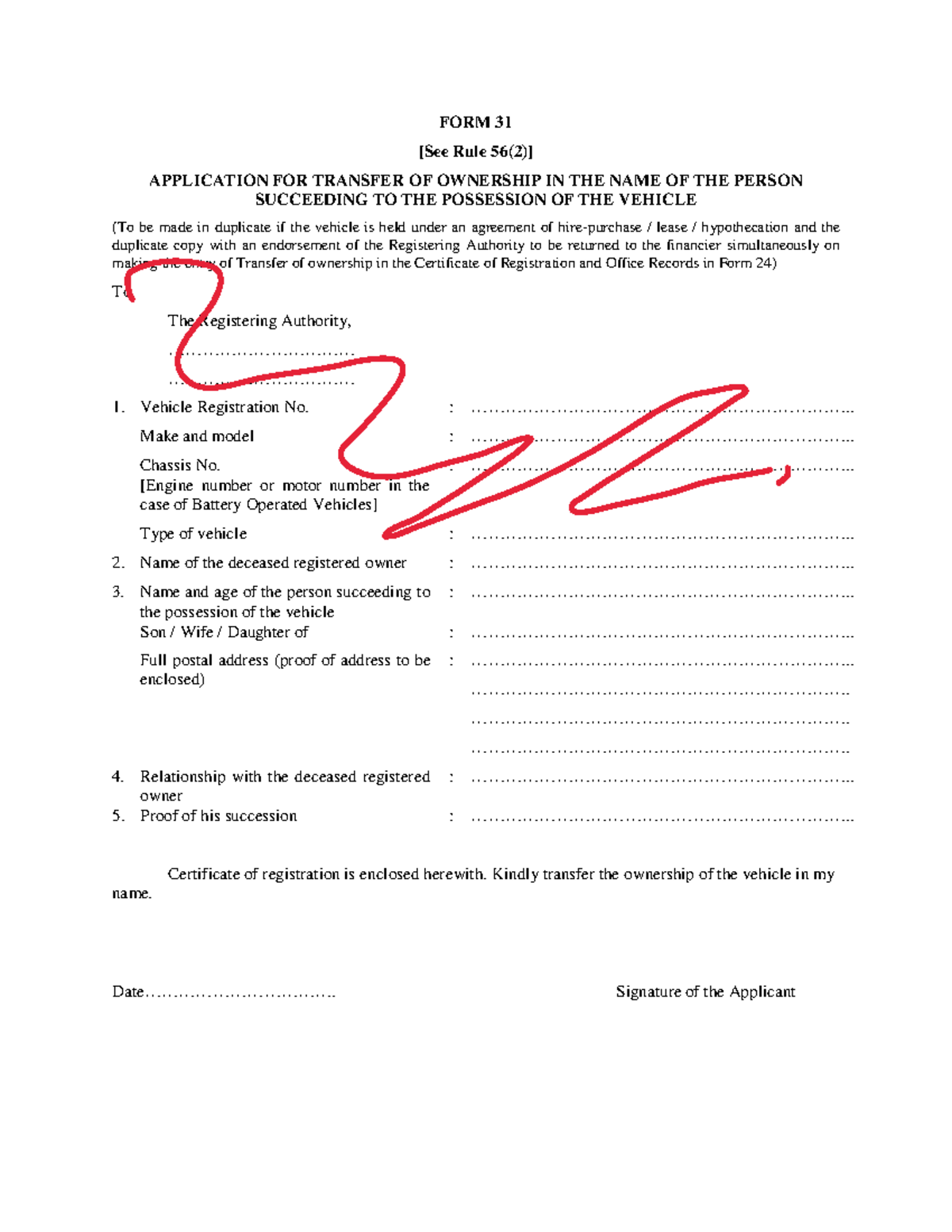 2019 .11.27.21 - Study - FORM 31 [See Rule 56(2)] APPLICATION FOR ...