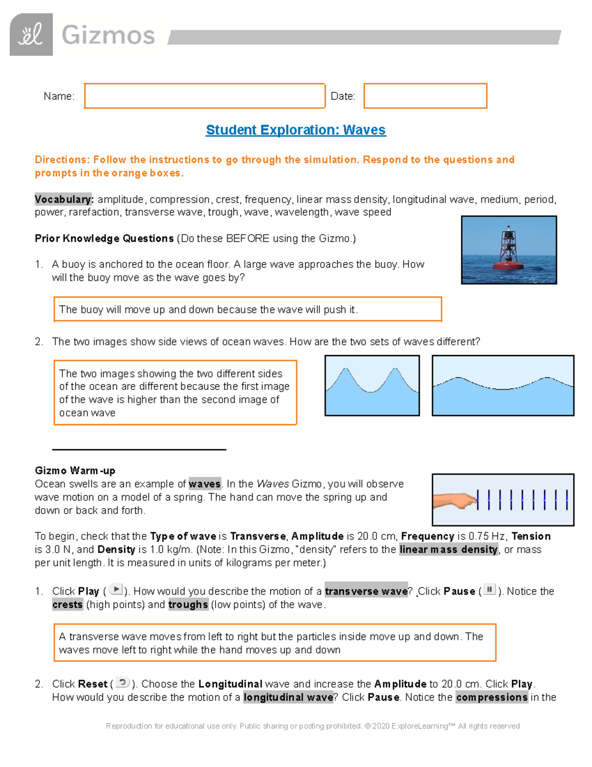 Waves SE Exploration: Understanding Transverse & Longitudinal Waves ...