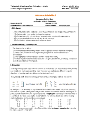 Solving System of Linear Equation in Matlab - Linear Algebra With ...
