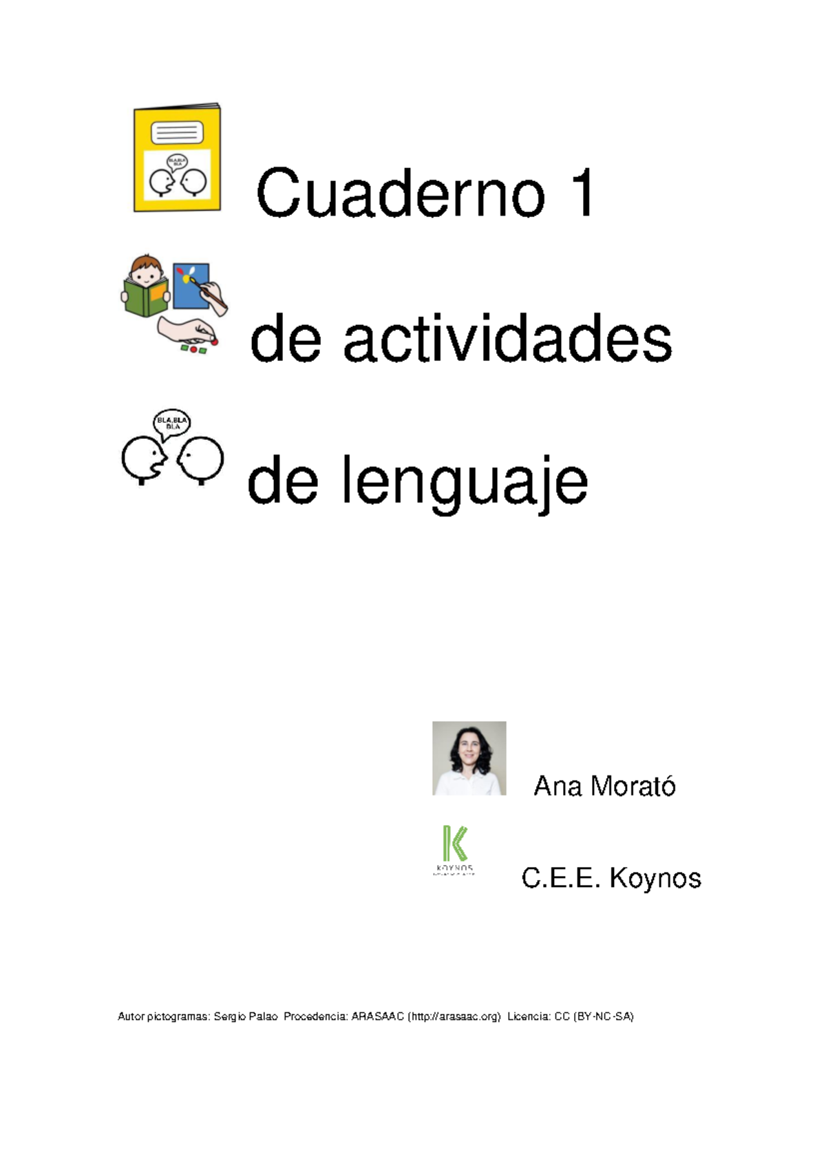 Cuaderno de actividades para fomentar el lenguaje - Cuaderno 1 de ...