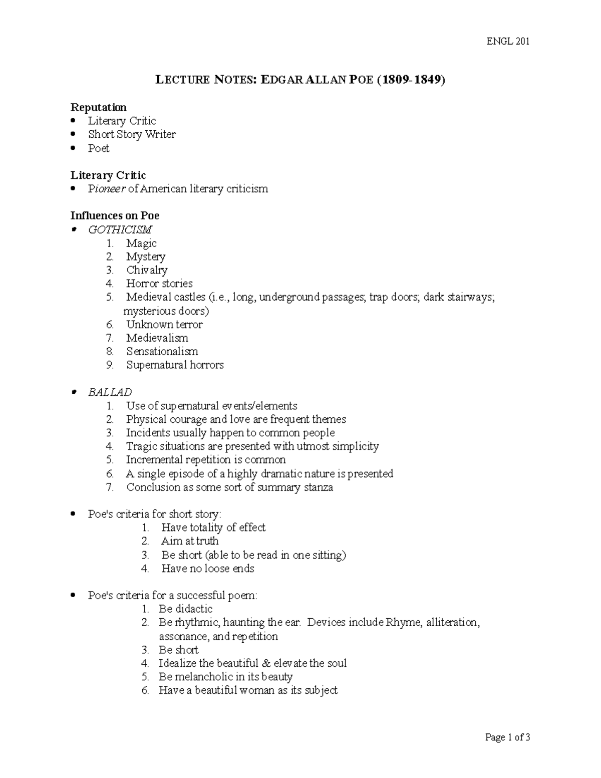 Lecture Notes Edgar Allan Poe - Deprecated API usage: The SVG back-end ...