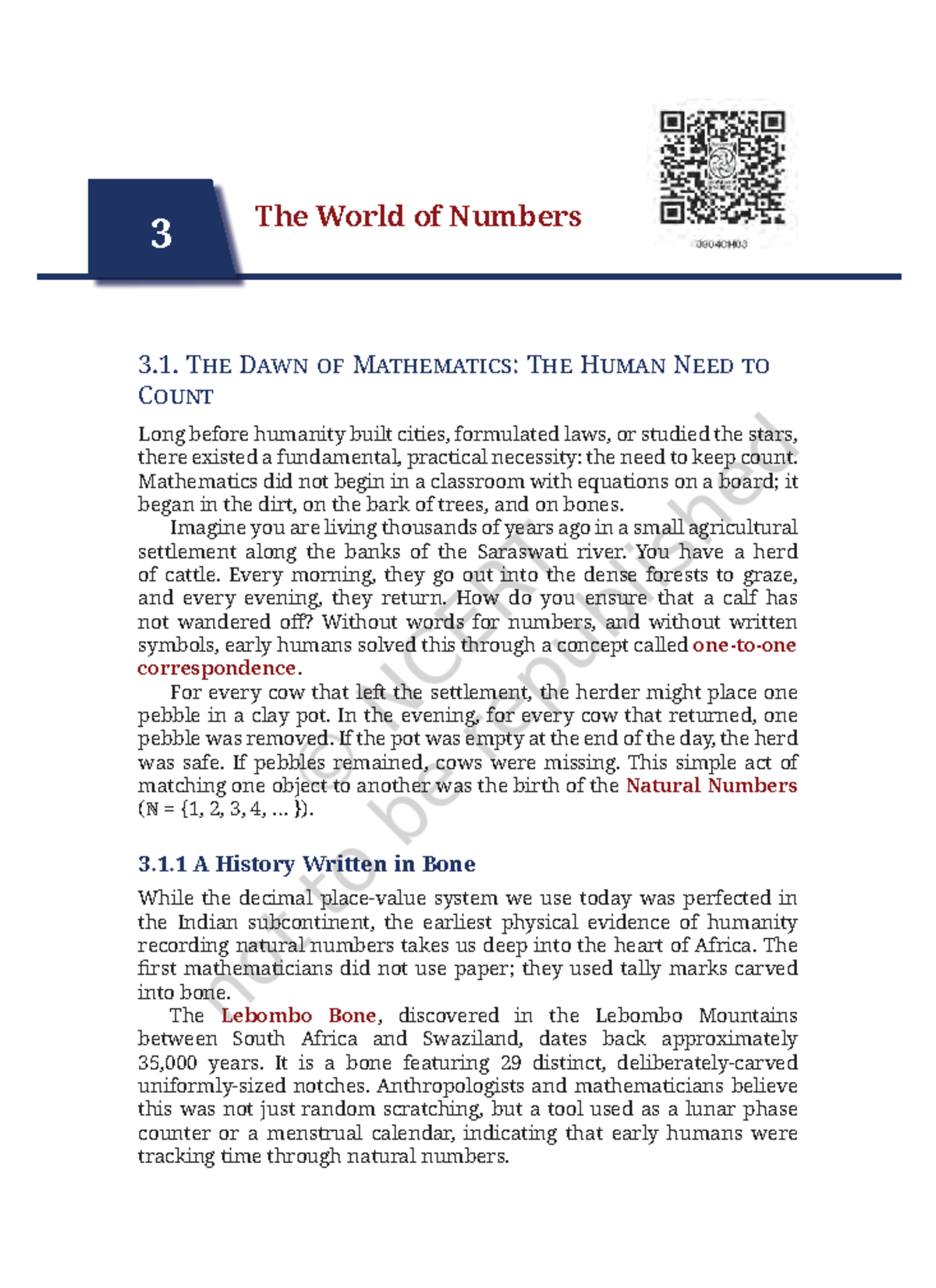 Iemh103 - The Dawn of Mathematics: Counting Through History - Studocu
