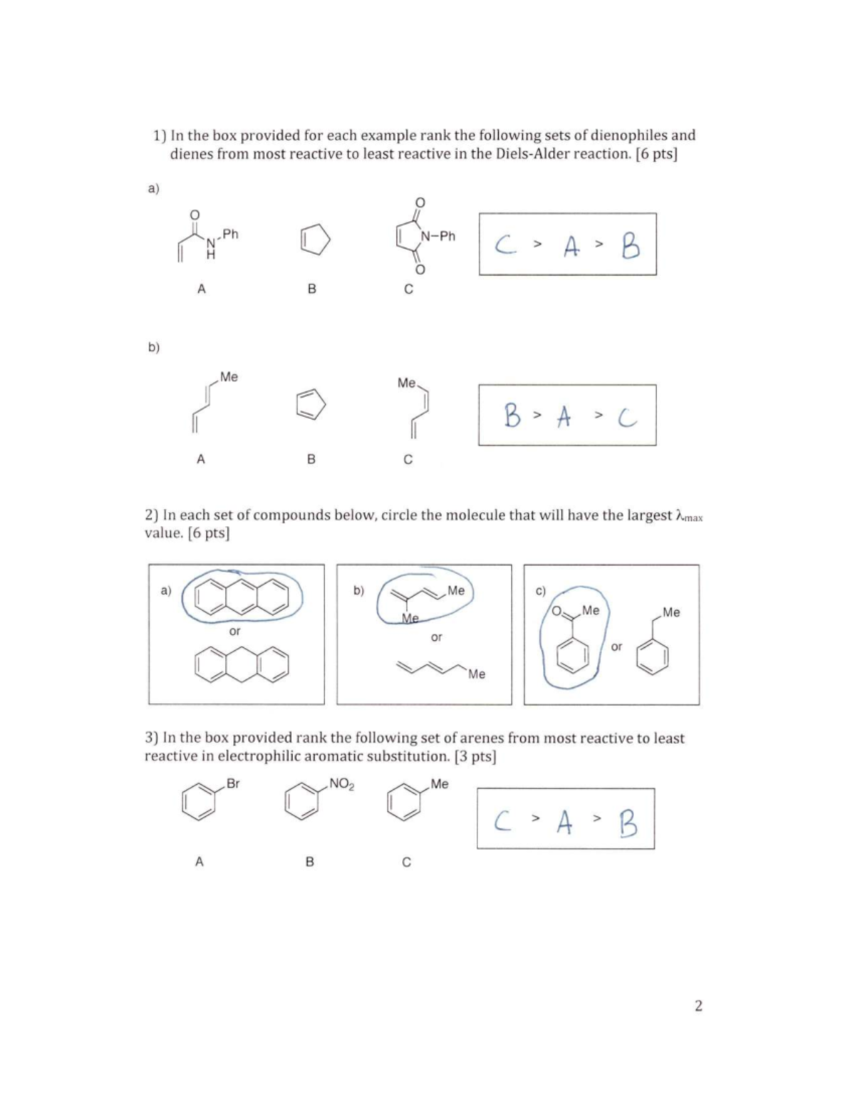 Practice Exam #1 (3580) Spring 2026: Organic Chemistry Concepts - Studocu