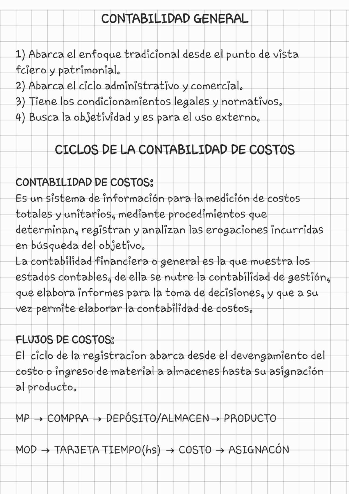 Contabilidad General y de Costos: Enfoques y Ciclos (U2) - Studocu