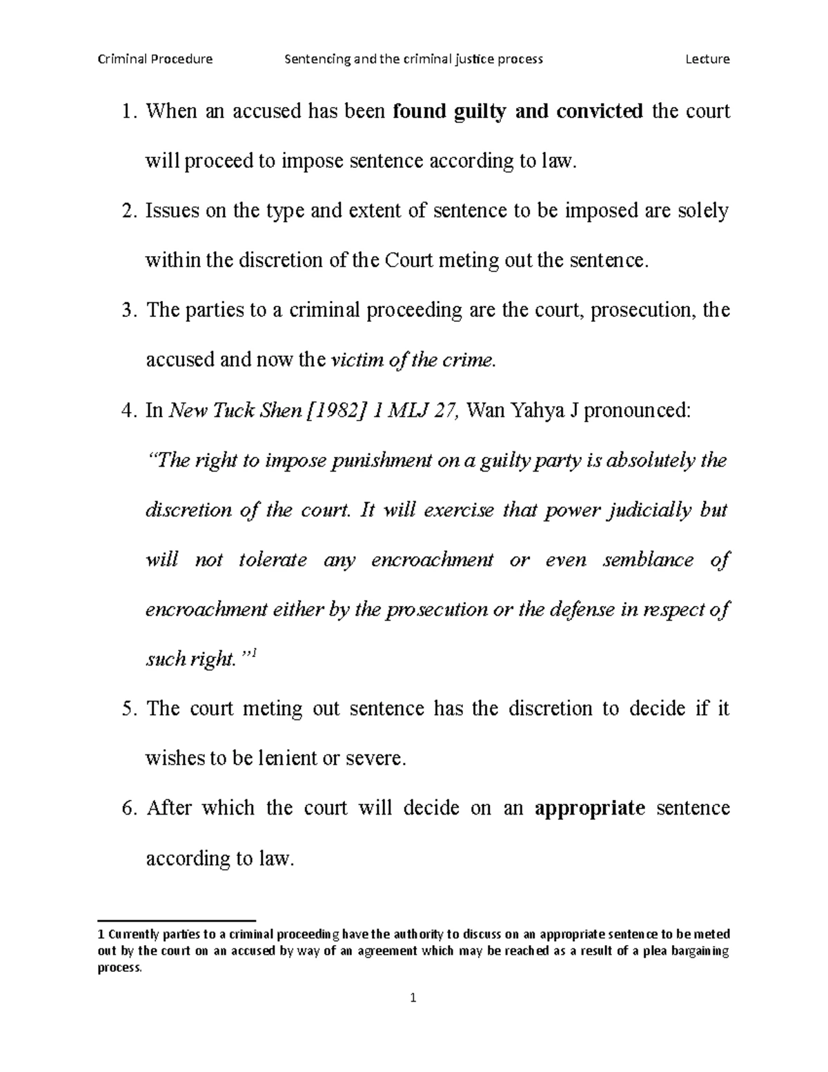 Revised Title: PBL - Victim Impact Statement: Effects and Judicial ...