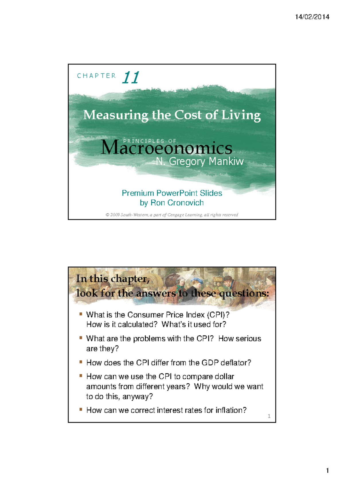 Macro Ch. 11: Measuring the Cost of Living - Key Concepts and Insights ...