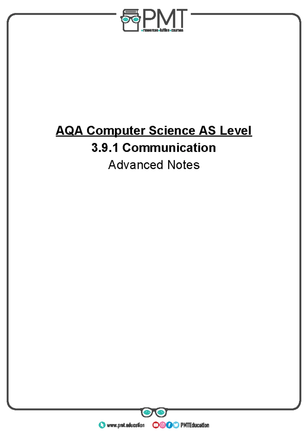 AQA Computer Science 4.5.3 Advanced Notes on Units of Information - Studocu