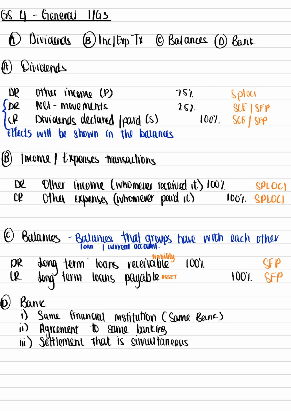 Group statement summary - EACC1624 - ~ - · . Y & M · i d ↑ Y u · j ...