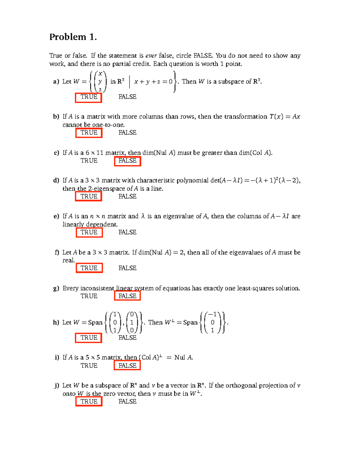 Final Exam Sample-1 Solutions for Math 1553 - Studocu