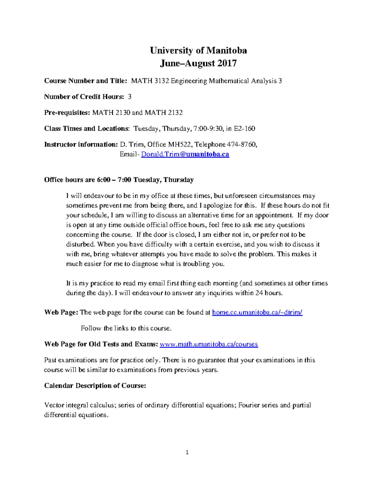 MATH 3132 Lecture Notes: Engineering Mathematical Analysis 3 - Studocu