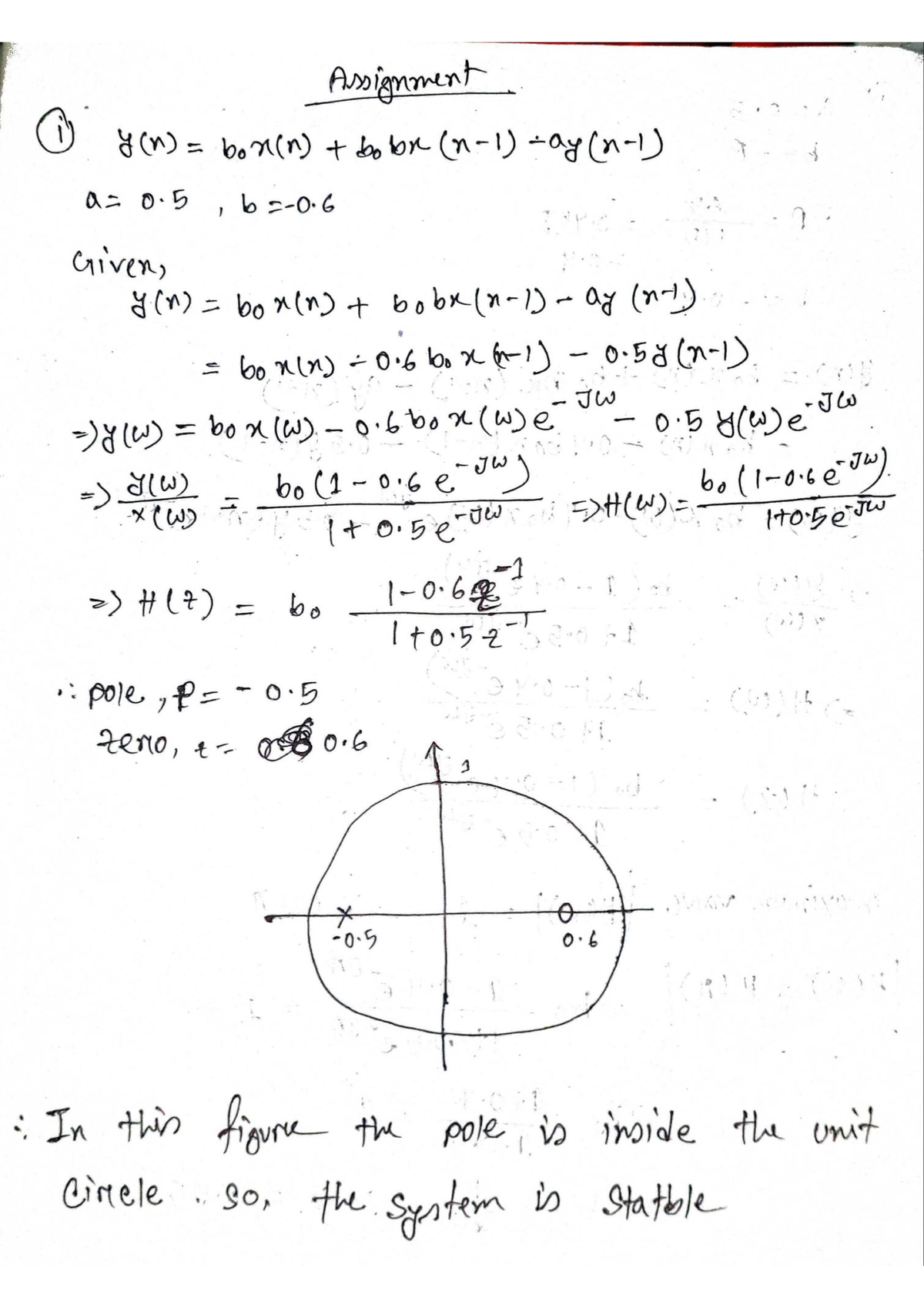 DSP Theory Assignment 18-38208-2: Analysis of Filters and Systems - Studocu
