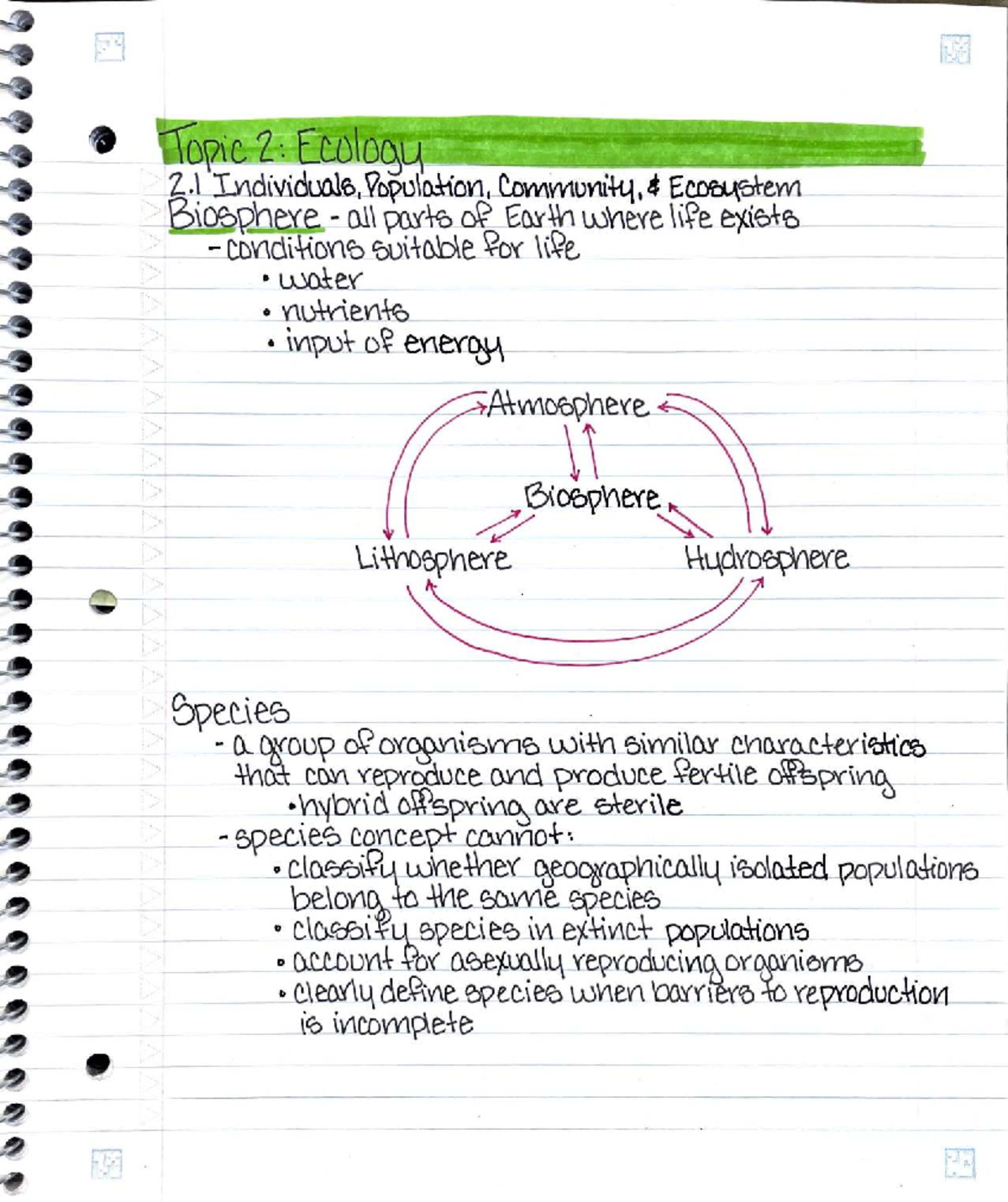 Final Exam Prep: Ecology Concepts & Population Dynamics (Course 101 ...