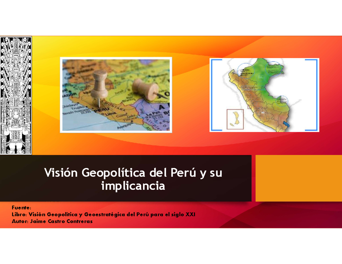 Geopolítica del Perú y su Implicancia en el Siglo XXI - Studocu