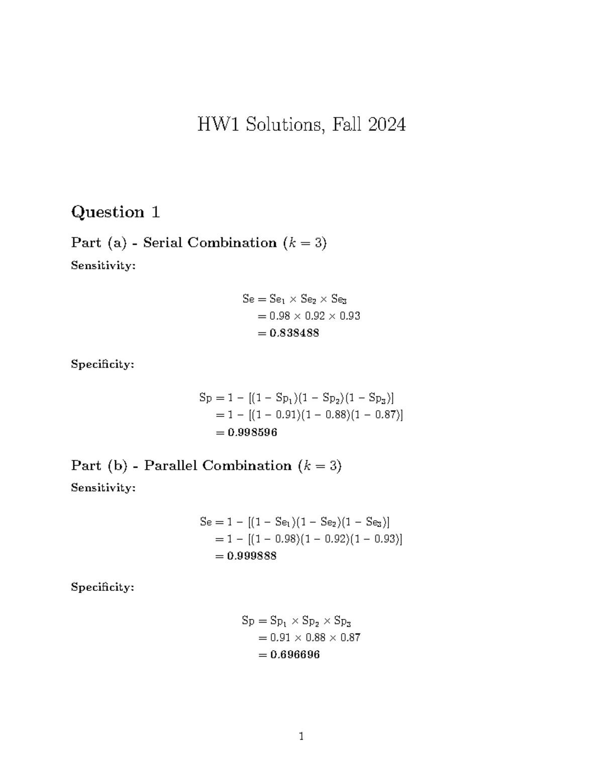 HW1 Solutions - ISYE 6420 - Fall 2024 Detailed Explanations - Studocu