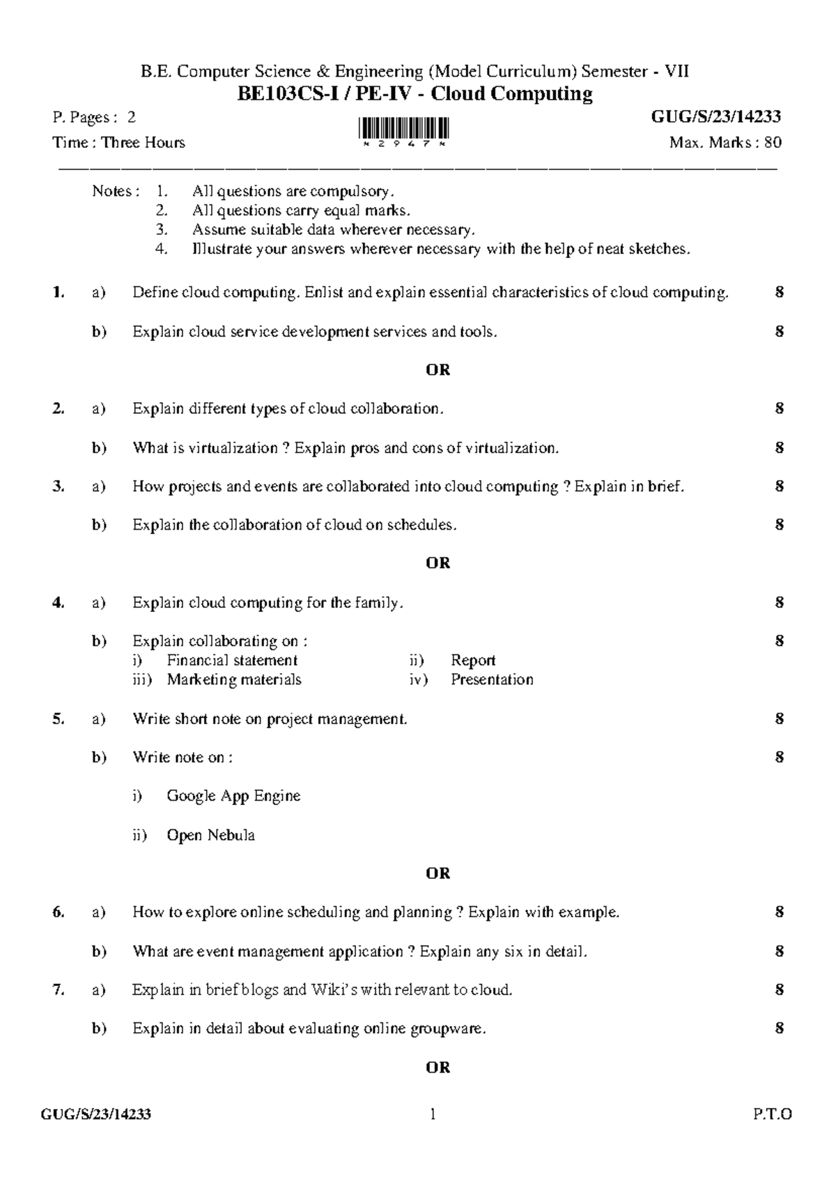 14233 - Year - B.E. Computer Science & Engineering (Model Curriculum ...