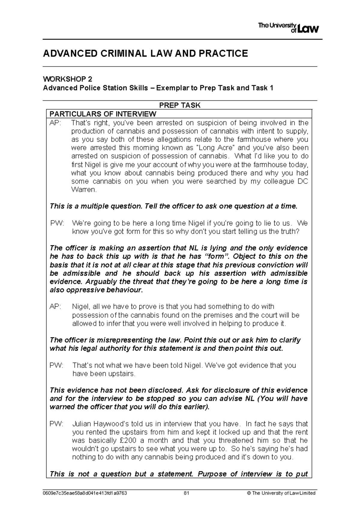 2324 acp ws02 ce02 exemplar - ADVANCED CRIMINAL LAW AND PRACTICE ...