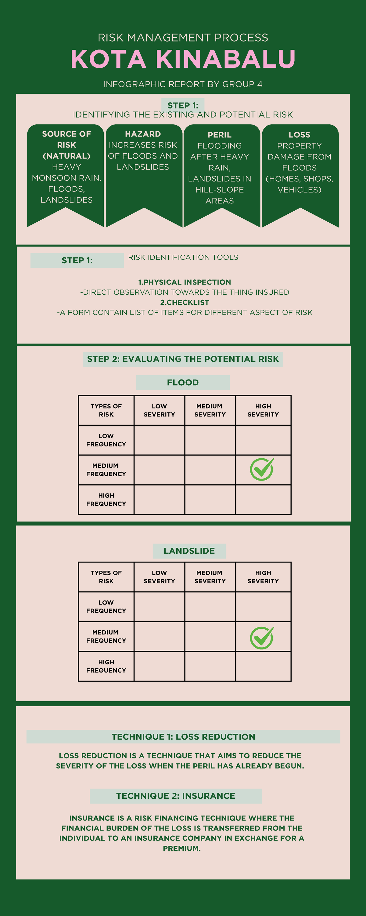 INS200 Risk Management Process: Floods & Landslides Infographic Report ...