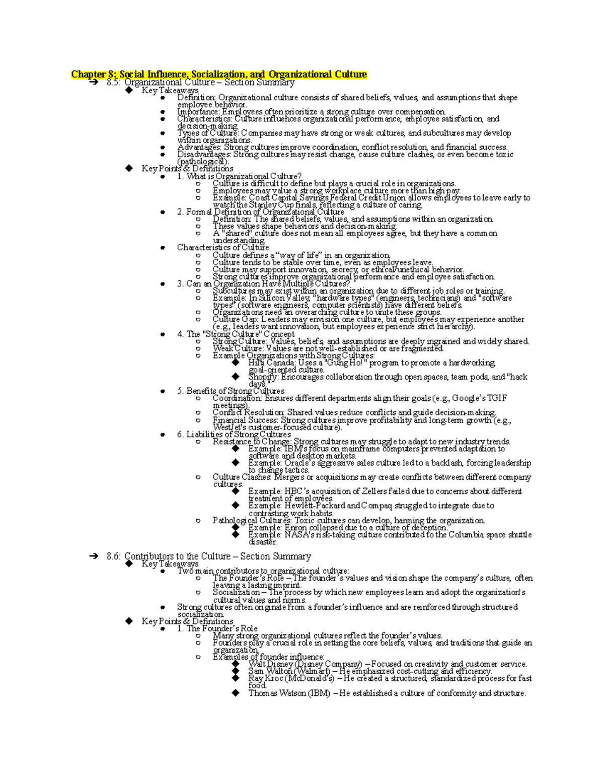 BU288 Post-Midterms Textbook Notes - Chapter 8: Social Influence ...