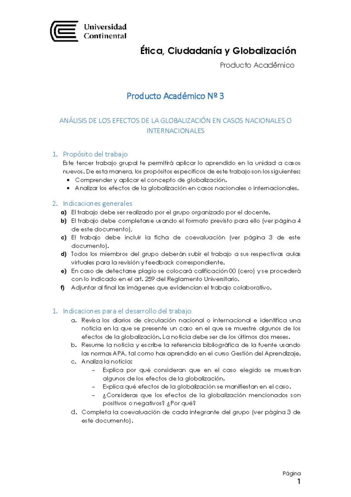 Análisis de los Efectos de la Globalización en Casos Nacionales - Ética ...