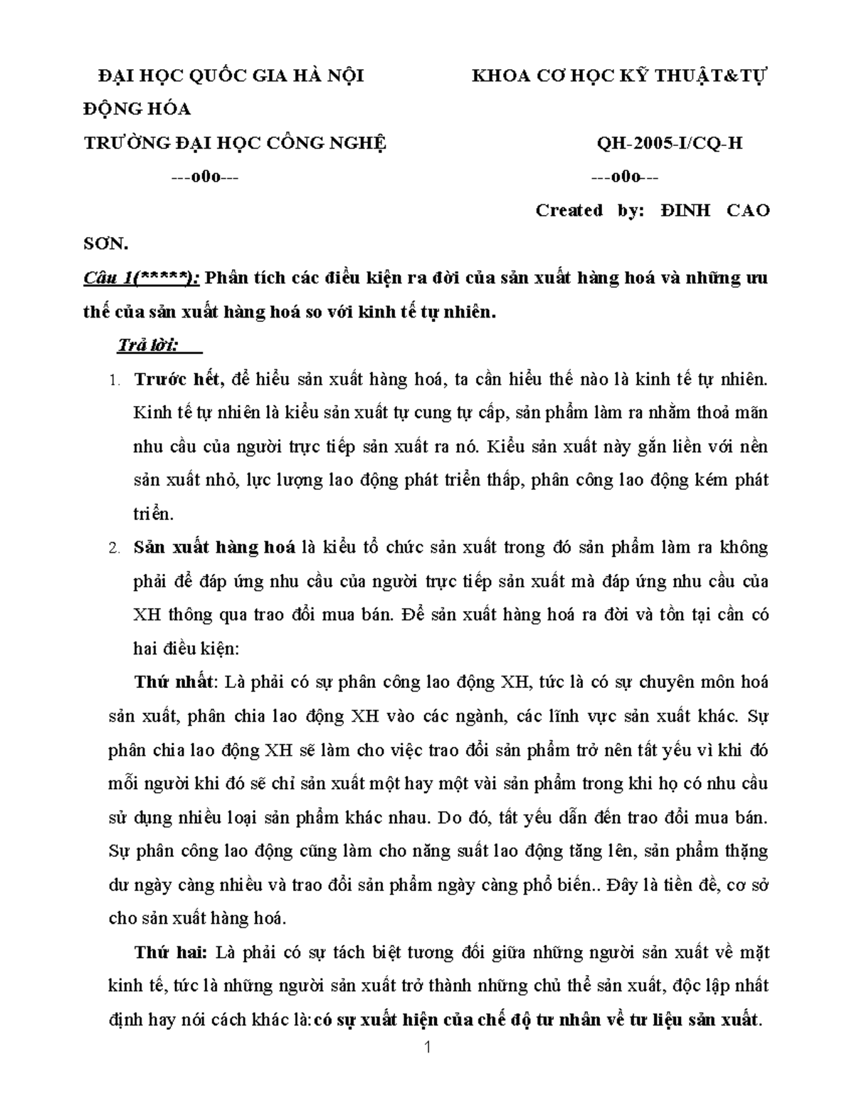 Part-1 - dcdf dffdf - ĐẠI HỌC QUỐC GIA HÀ NỘI KHOA CƠ HỌC KỸ THUẬT&TỰ ...