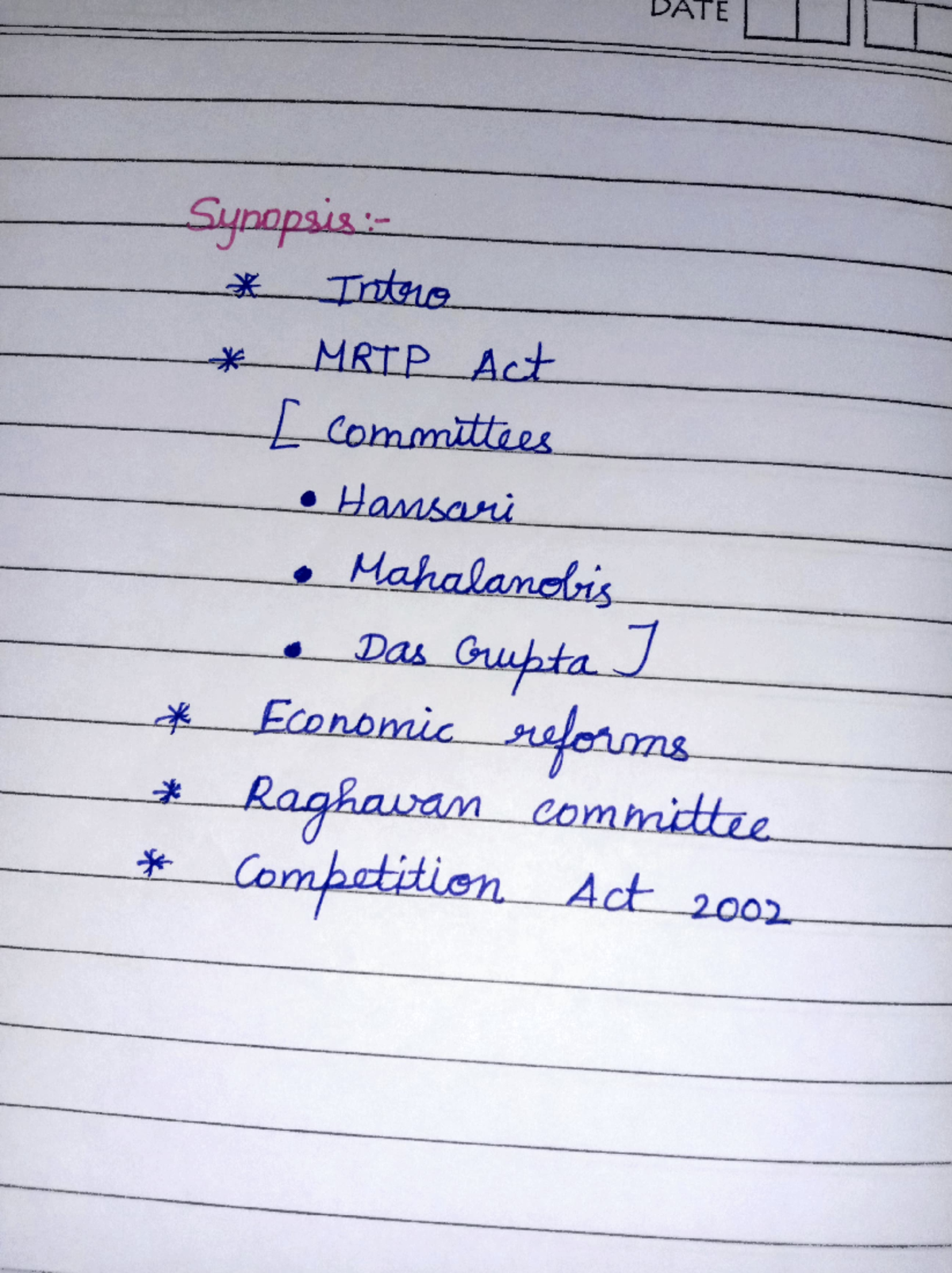 Competition Law Notes: Key Concepts & Case Studies - Studocu