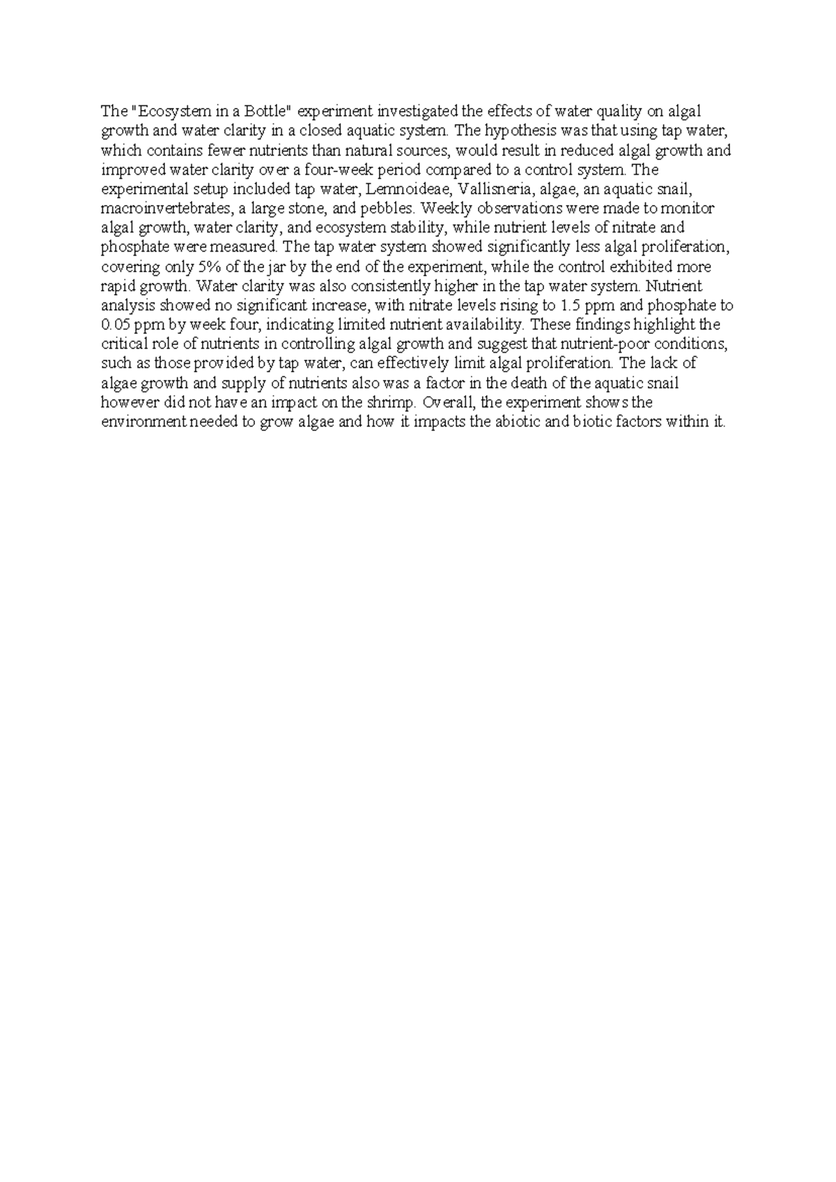 Abstract example - The 