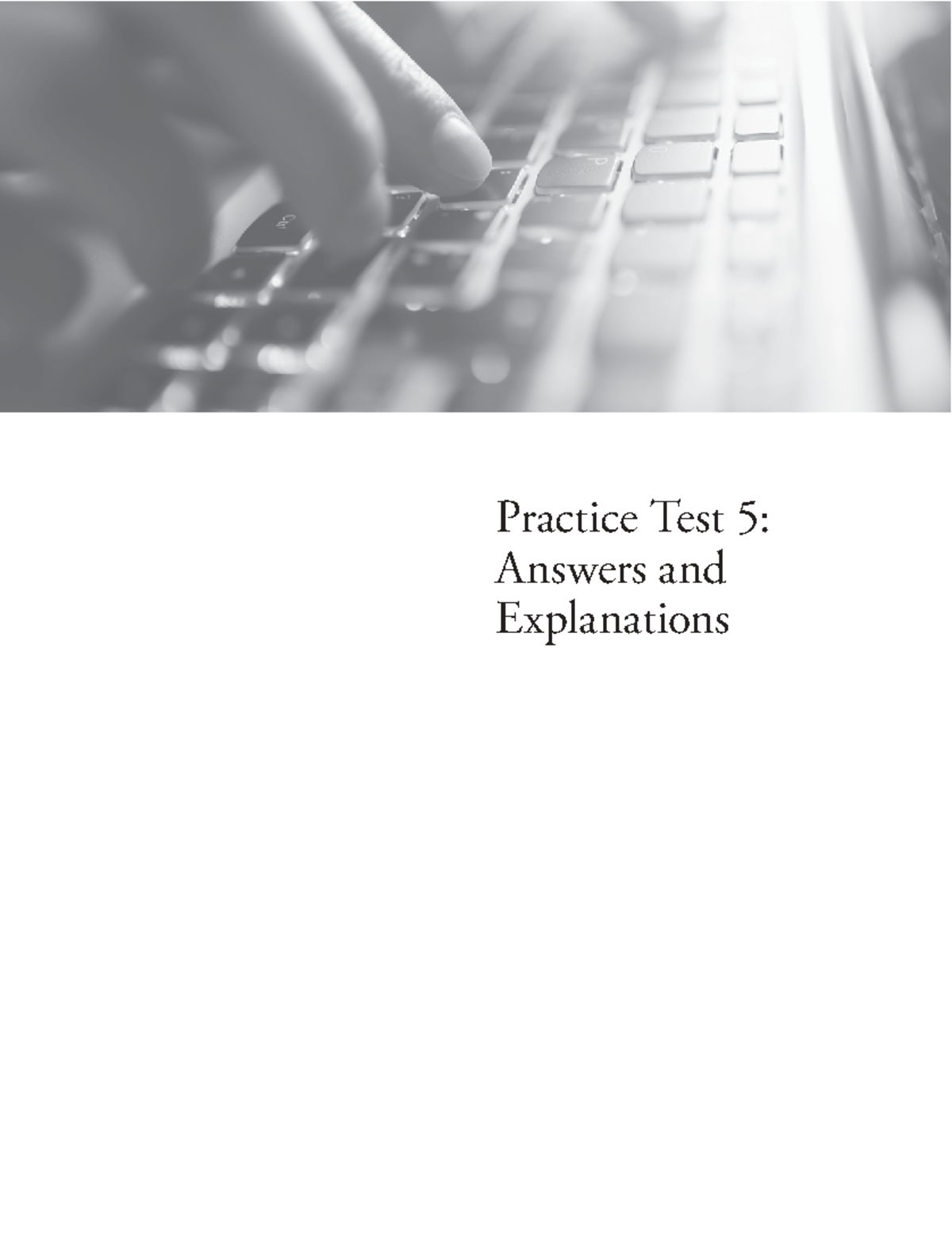 12E AP Calculus AB Practice Test 5: Answers & Explanations - Studocu