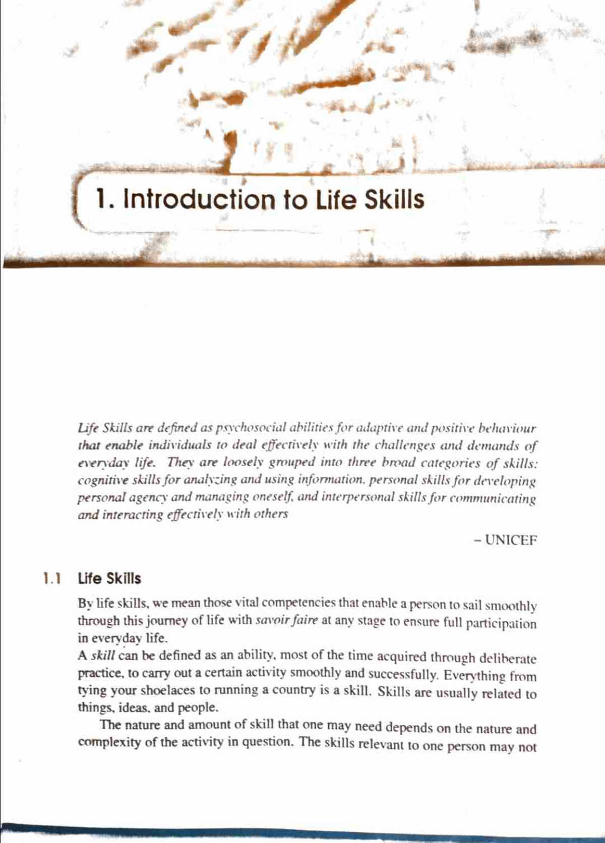 Ls module 1 - Study notes for exams - Life Skills - Studocu