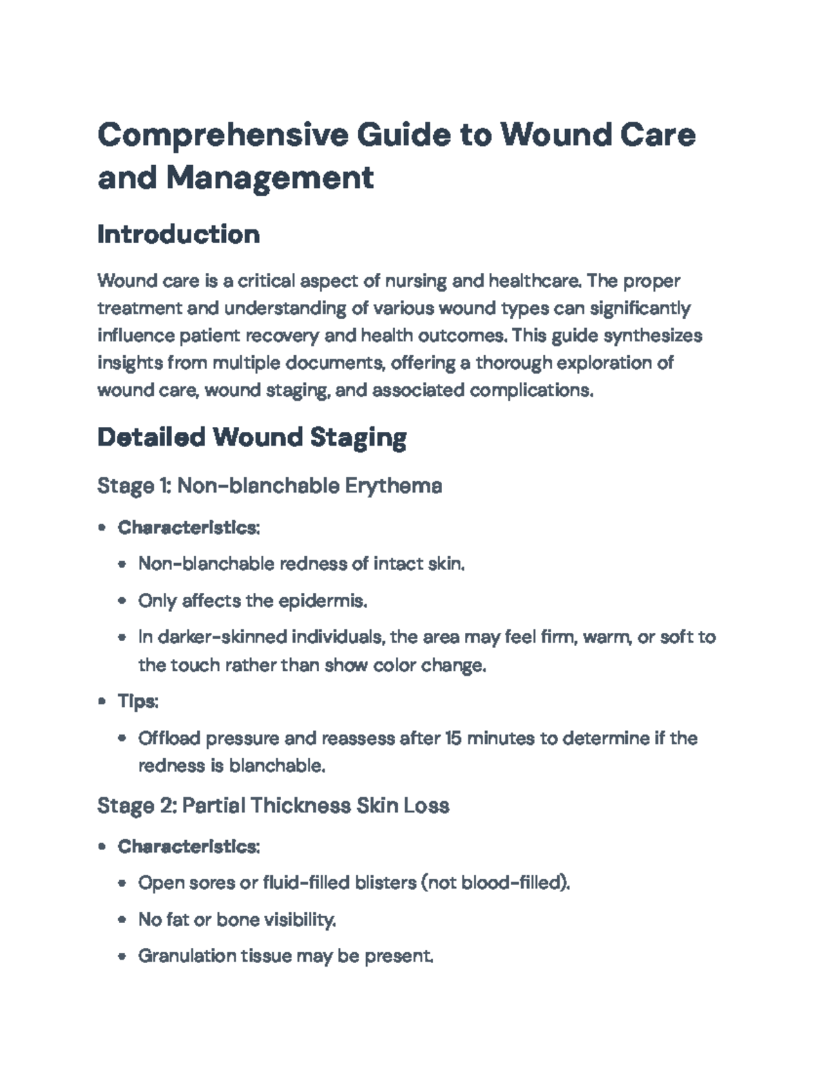 Comprehensive Guide to Wound Care and Management - Nursing Essentials ...