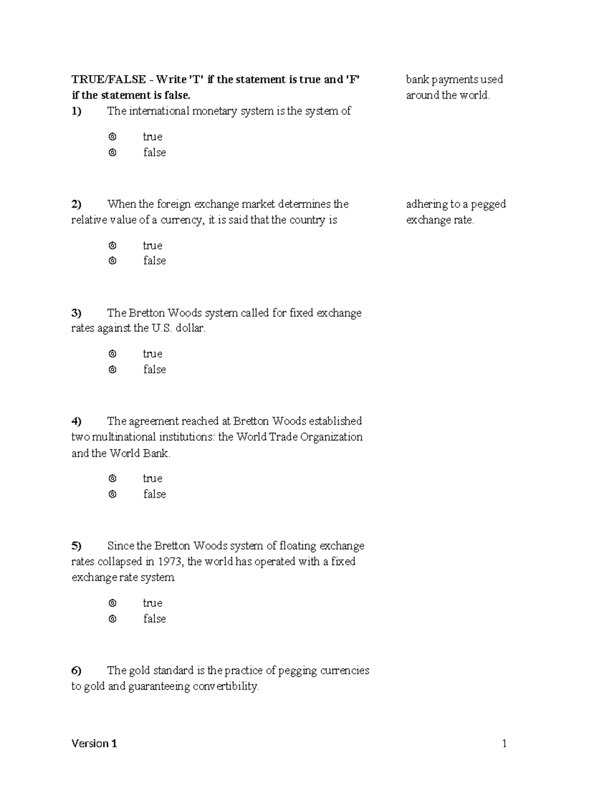 Hill 6ce tb10 - Chapter 10 True/False & Multiple Choice Question Bank ...