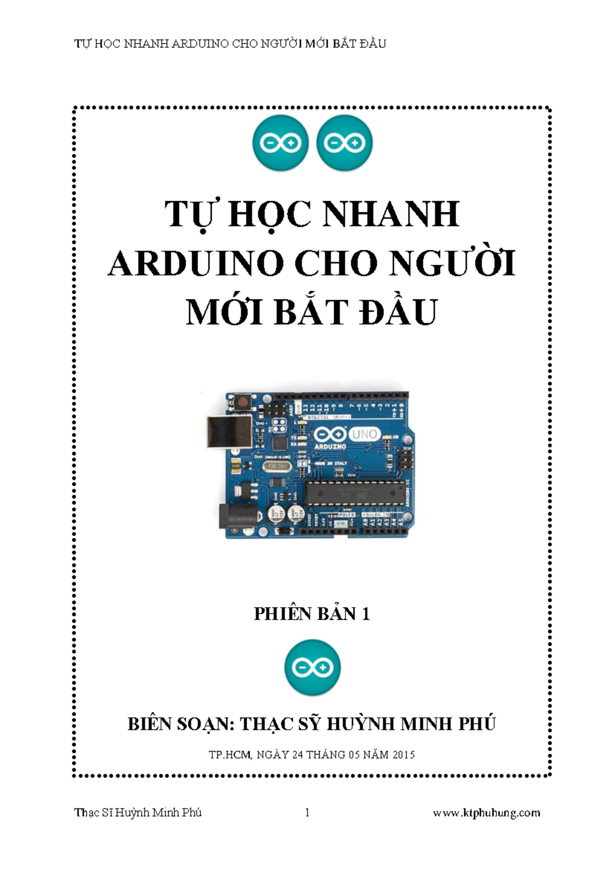 Arduino cho nguoi moi bat dau - TỰ HỌC NHANH ARDUINO CHO NGƯỜI MỚI BẮT ...