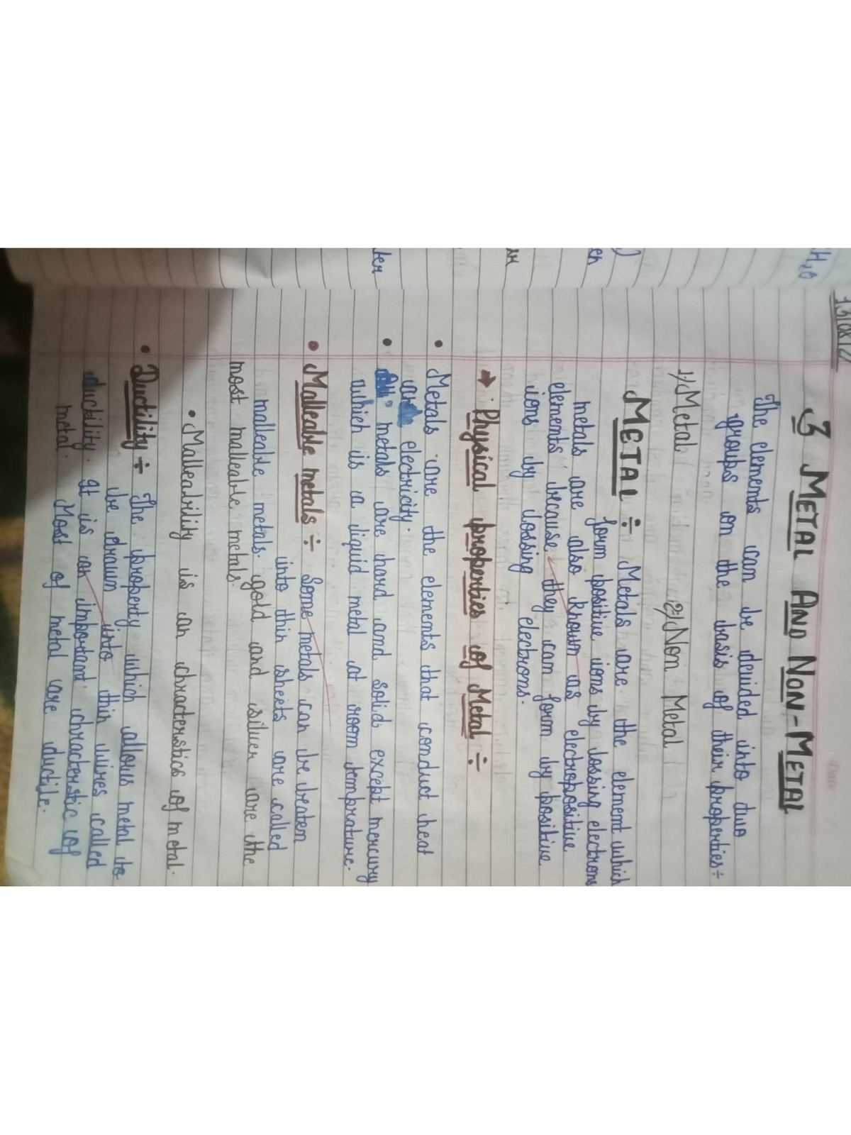 Class 10 Science Full Notes (Chapters 1-4) - Studocu